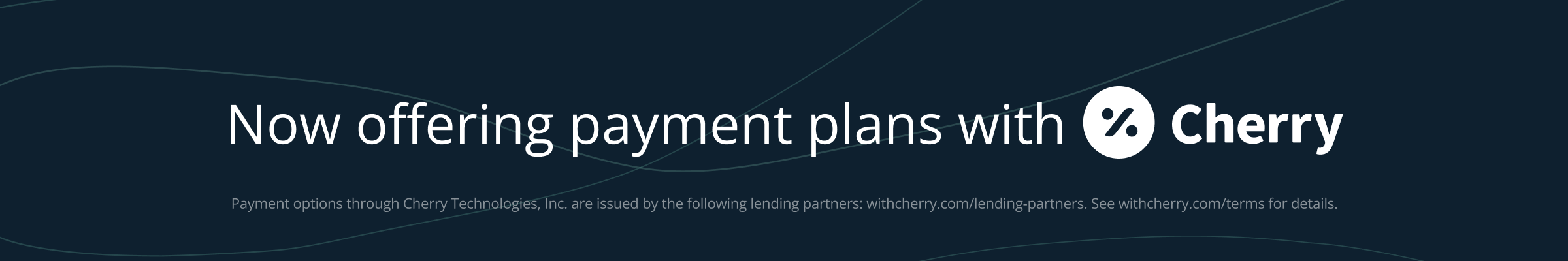 Pay With Cherry Banner
